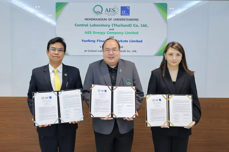 CLT Joins Forces with AES Energy and Yunfeng Financial Group to Advance Integrated Clean Energy Solutions, Accelerating Thailand’s Business Sector Towards a Low-Carbon Economy